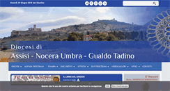 Desktop Screenshot of diocesiassisi.it